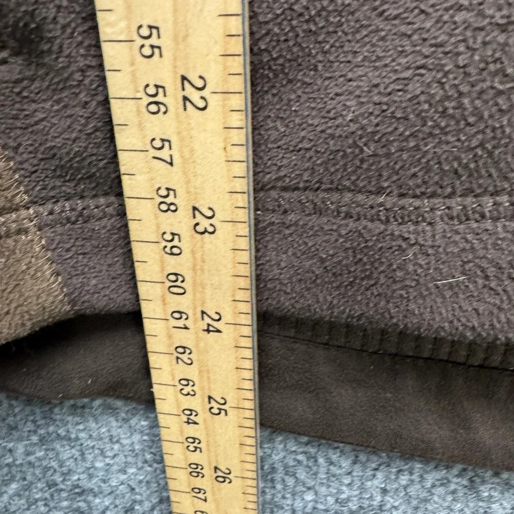The North Face WindWall Fleece Jacket Mens Small‎ Brown Full Zip Outdoor